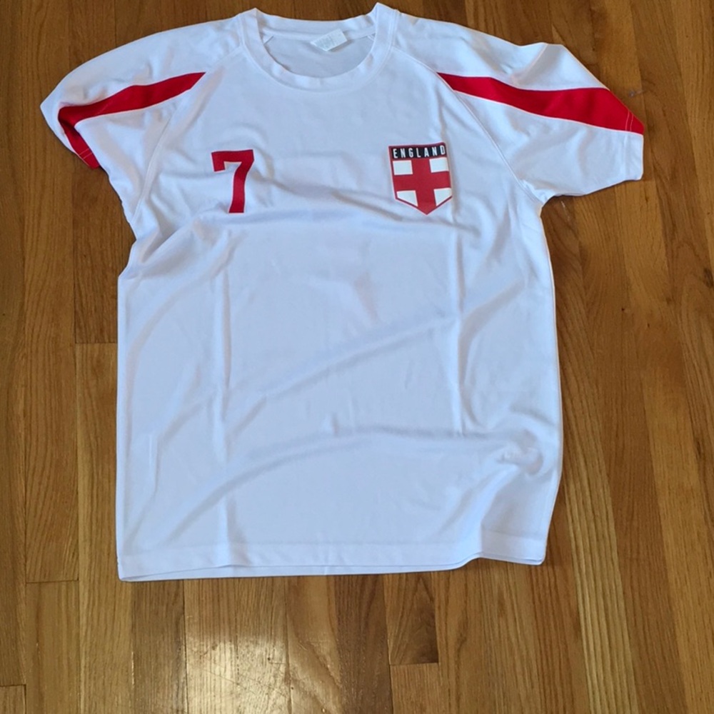 David Beckham England T-Shirt Jersey - Like. New - Size L